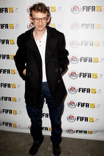 Julien Courbey au lancement du jeu vidéo FIFA 15 à Paris, le 22 septembre 2014.