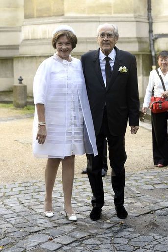 L'actrice Macha Méril et le compositeur Michel Legrand se sont mariés à Paris, le 18 septembre 2014