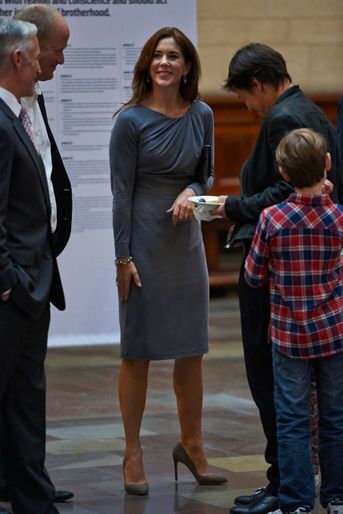 La princesse Mary de Danemark à l’Hôtel de Ville de Copenhague, le mercredi 1er octobre.