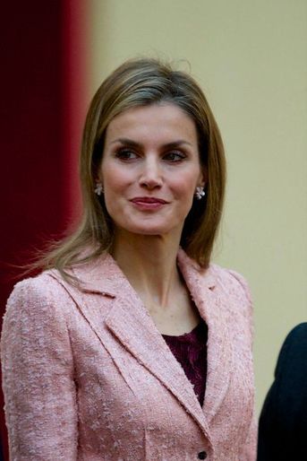 La reine Letizia d'Espagne à la réunion annuelle du Conseil de l'Institut Cervantes, le 9 octobre
