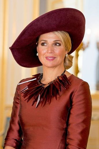 La reine Maxima des Pays-Bas à La Haye, le 15 octobre 2014