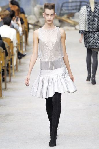 Le défilé Chanel Haute Couture automne-hiver 2013-2014 à Paris