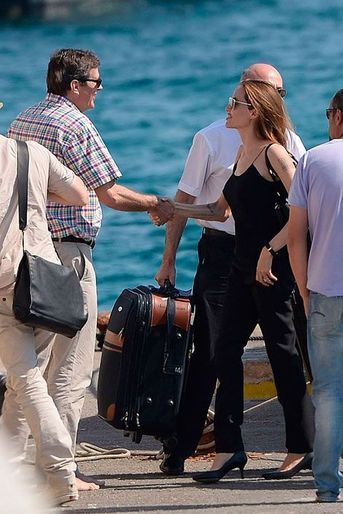 Angelina Jolie à Gozo, le 15 août 2014
