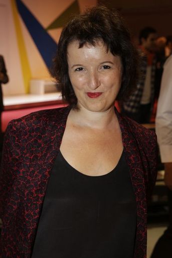 Anne Roumanoff au Salon de l'Automobile 2014 à Paris le 2 octobre 2014