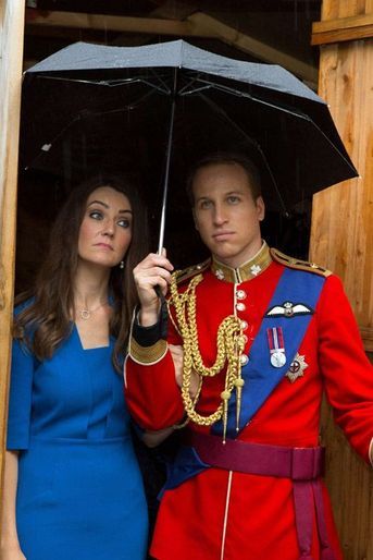Kate et le prince William font la moue