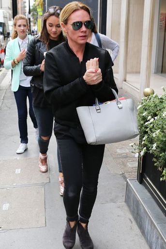 Louise Adams lors de l'ouverture de la boutique londonienne de Victoria Beckham ce 25 septembre 2014.