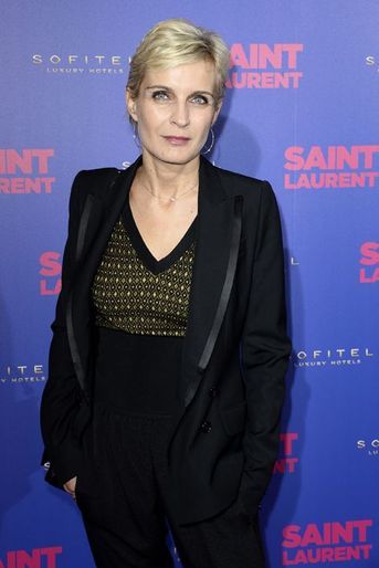 Mélita Toscan du Plantier à la première de "Saint Laurent" à Paris