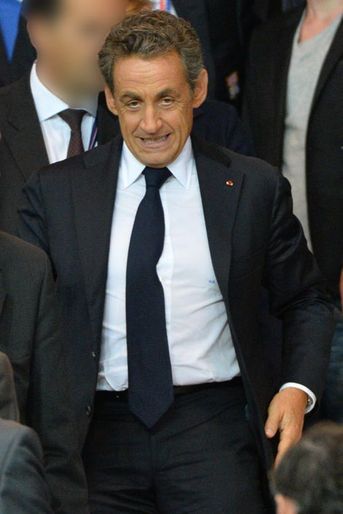 Nicolas Sarkozy au Parc des Princes à Paris, le 21 septembre 2014.