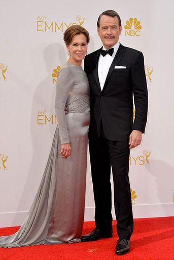 Robin Dearden et Bryan Cranston aux Emmy Awards 2014