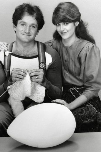 Robin Williams et Pam Dawber dans "Mork & Mindy" en 1978 