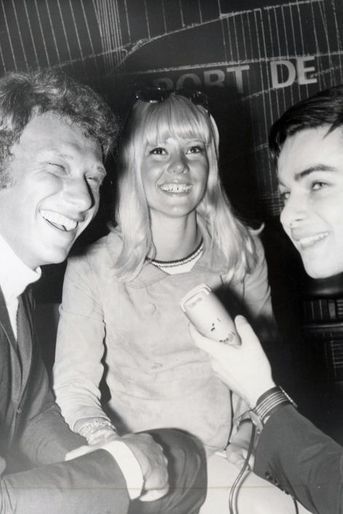 Sylvie Vartan et Johnny Hallyday, en mai 1966