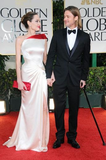 Aux Golden Globes, janvier 2012 