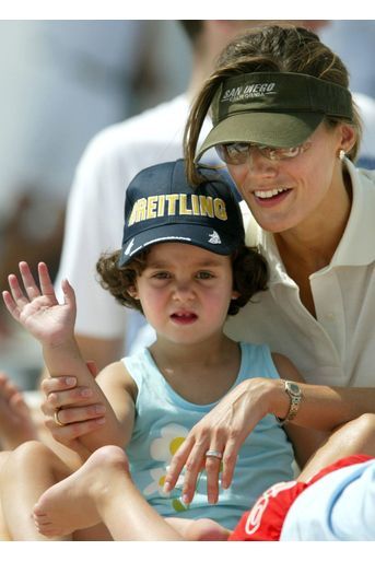 En 2004 avec sa nièce Victoria Federica