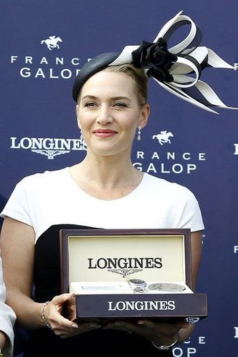 Kate Winslet, élégante à Chantilly - Prix de Diane Longines