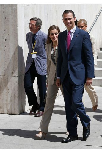 Felipe et Letizia ont jeudi visité le Musée Archéologique de la capitale espagnole.