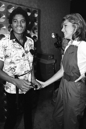 Michael Jackson et Tatum O' Neal à Los Angeles, en 1979