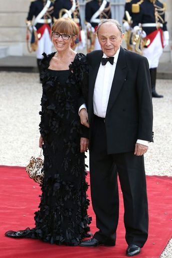 Michel Rocard et son épouse