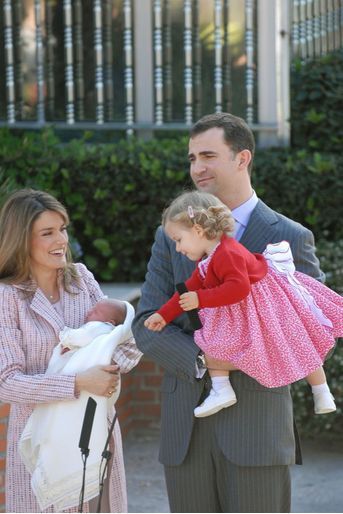 Sortie de la maternité avec Sofia, née le 29 avril 2007