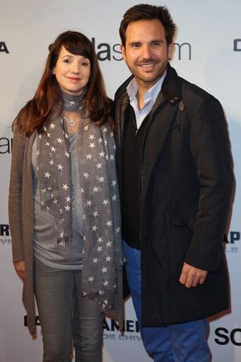 Christophe Michalak et sa femme Delphine McCarty