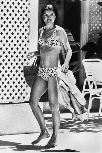 Photo prise en 1970, alors que Jackie Kennedy-Onassis a 41 ans.