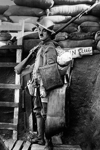 «Charlot soldat», 1918