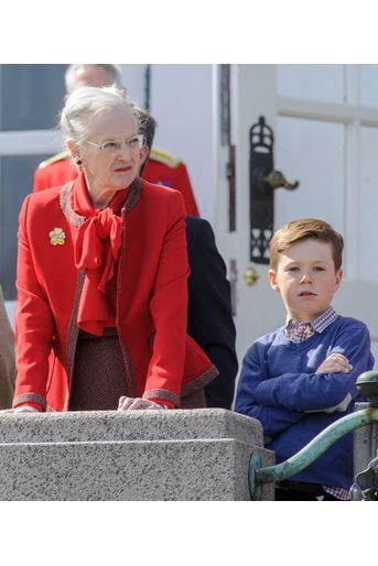 La reine Margrethe, le Prince Christian 