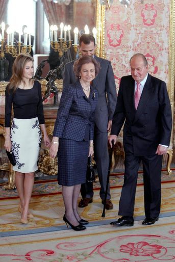 Royal Blog - La famille d'Espagne réunie pour le prix Cervantes 