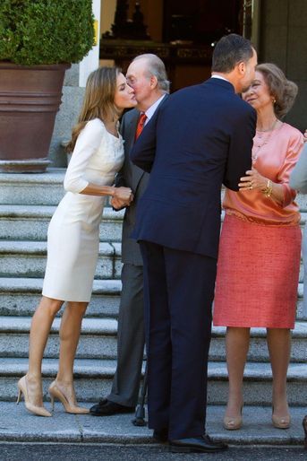 Letizia accueille la reine des Pays-Bas - Maxima et Willem-Alexander, visite royale en Espagne