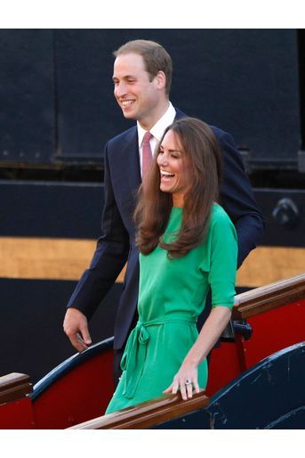 Le duc et la duchesse de Cambridge, enjoués