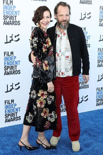 Maggie Gyllenhaal et Peter Sarsgaard lors de la cérémonie des «Film Independent Spirit Awards», à Santa Monica, le 6 mars 2022.