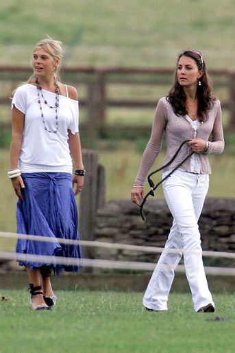 Kate Middleton et Chelsy Davy, l&#039;ex du prince Harry, en juillet 2006