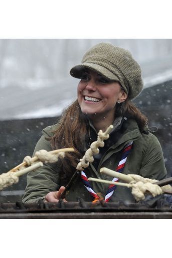 Kate avec les scouts dans le nord de l&#039;Angleterre, le 22 mars 2013