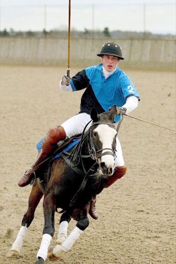 Le prince William, au polo en mars 2005