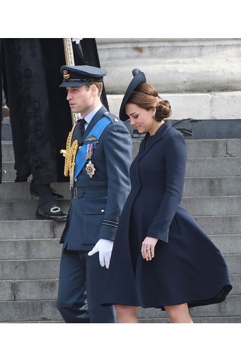 William avec Kate enceinte de Charlotte, en mars 2015
