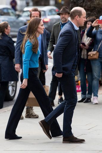 Kate Middleton et le prince William à Londres, le 9 mars 2022