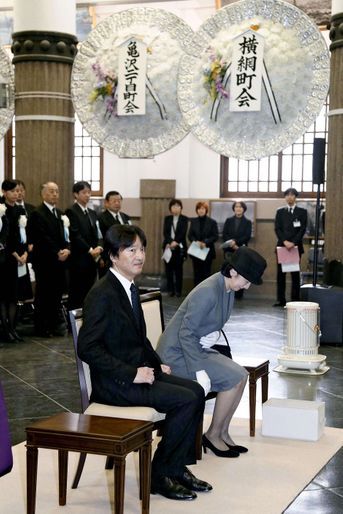 La princesse Kiko du Japon et le prince Fumihito d&#039;Akishino à Tokyo, le 10 mars 2019