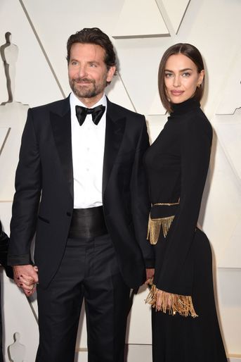 Bradley Cooper et Irina Shayk sur le tapis rouge de la 91e cérémonie des Oscars le 24 février 2019