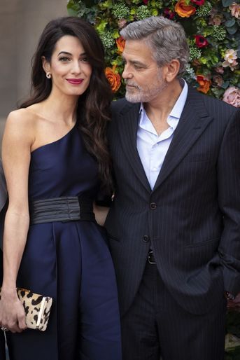 George et Amal Clooney au gala People’s Postcode Lottery Charity à Édimbourg le 14 mars 2019
