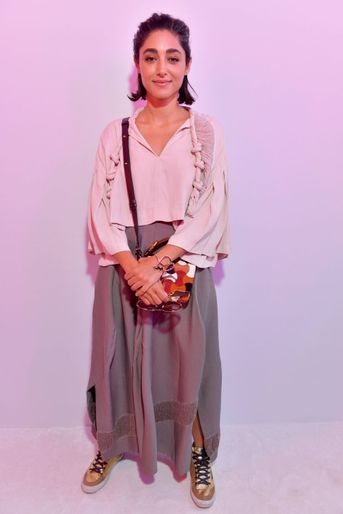 Golshifteh Farahani au défilé Chloé lors de la Fashion Week à Paris le 28 février 2019