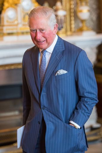 Le prince Charles de Galles à la réception tenue pour les 50 ans de son investiture au palais de Buckingham le 5 mars 2019