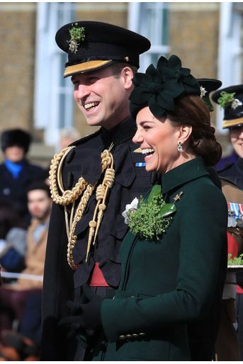 Le prince William et Kate Middleton lors des célébrations de la Saint-Patrick à Londres le 17 mars 2019