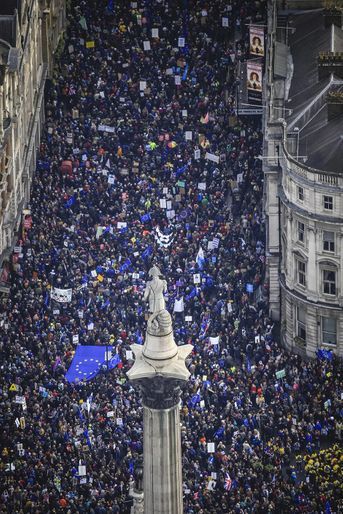 Manifestation anti-Brexit à Londres, le 23 mars 2019.