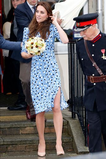 Kate Middleton, duchesse de Cambridge, à Harlow, le 16 septembre 2016
