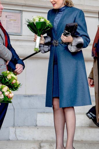 La reine des Belges Mathilde à Bruxelles, le 19 février 2019