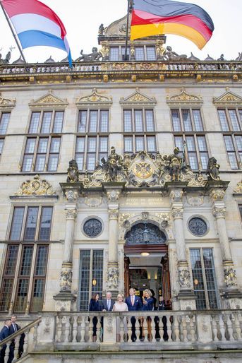 La reine Maxima et le roi Willem-Alexander des Pays-Bas à Brème, le 6 mars 2019