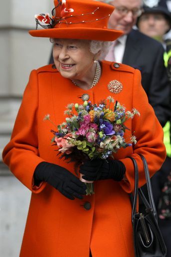 La reine Elizabeth II à Londres, le 7 mars 2019