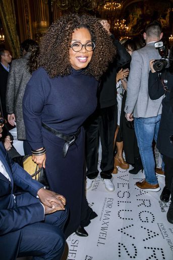 Oprah Winfrey lors du défilé Stella McCartney à Paris, le 4 mars 2019