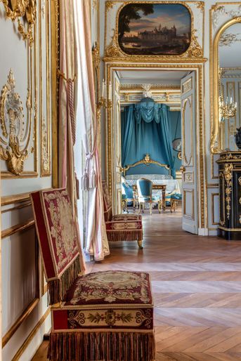 &quot;Petits Appartements&quot; du château de Chantilly restaurés : le salon de Guise