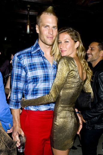 Tom Brady et Gisele Bündchen lors d&#039;une soirée au Jane Hotel à New York, le 3 mai 2014