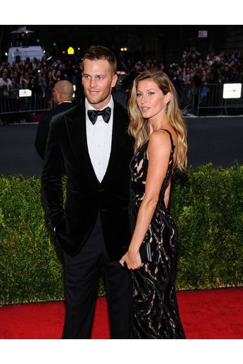 Tom Brady et Gisele Bündchen lors du Gala de Mode &quot;Charles James&quot; à New York, le 5 mai 2014